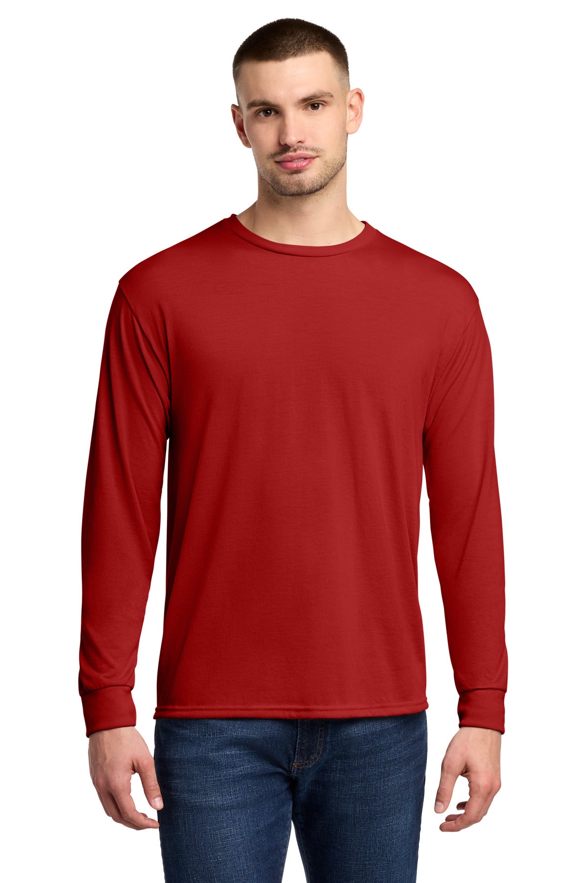 Jerzees Dri-Power 100% Polyester Long Sleeve T-Shirt 21LS