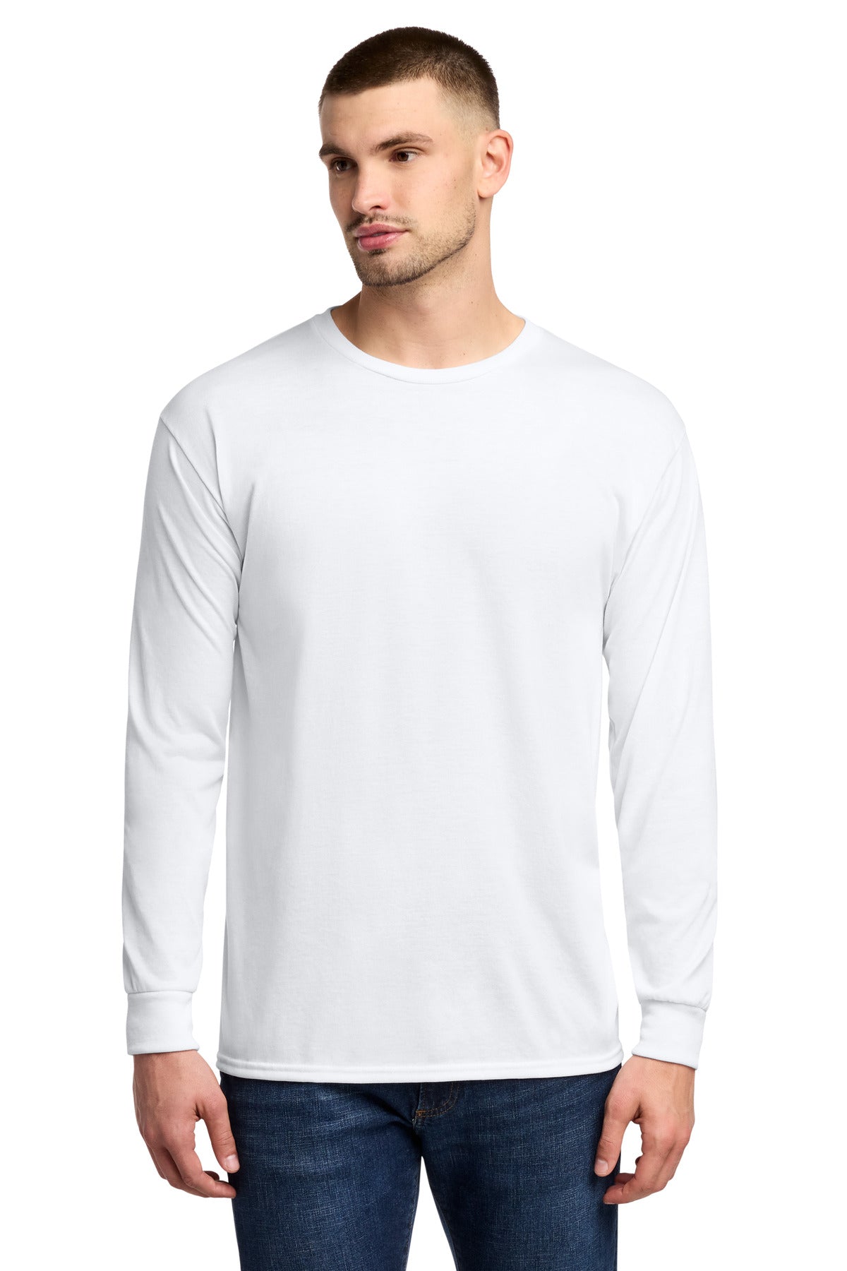 Jerzees Dri-Power 100% Polyester Long Sleeve T-Shirt 21LS