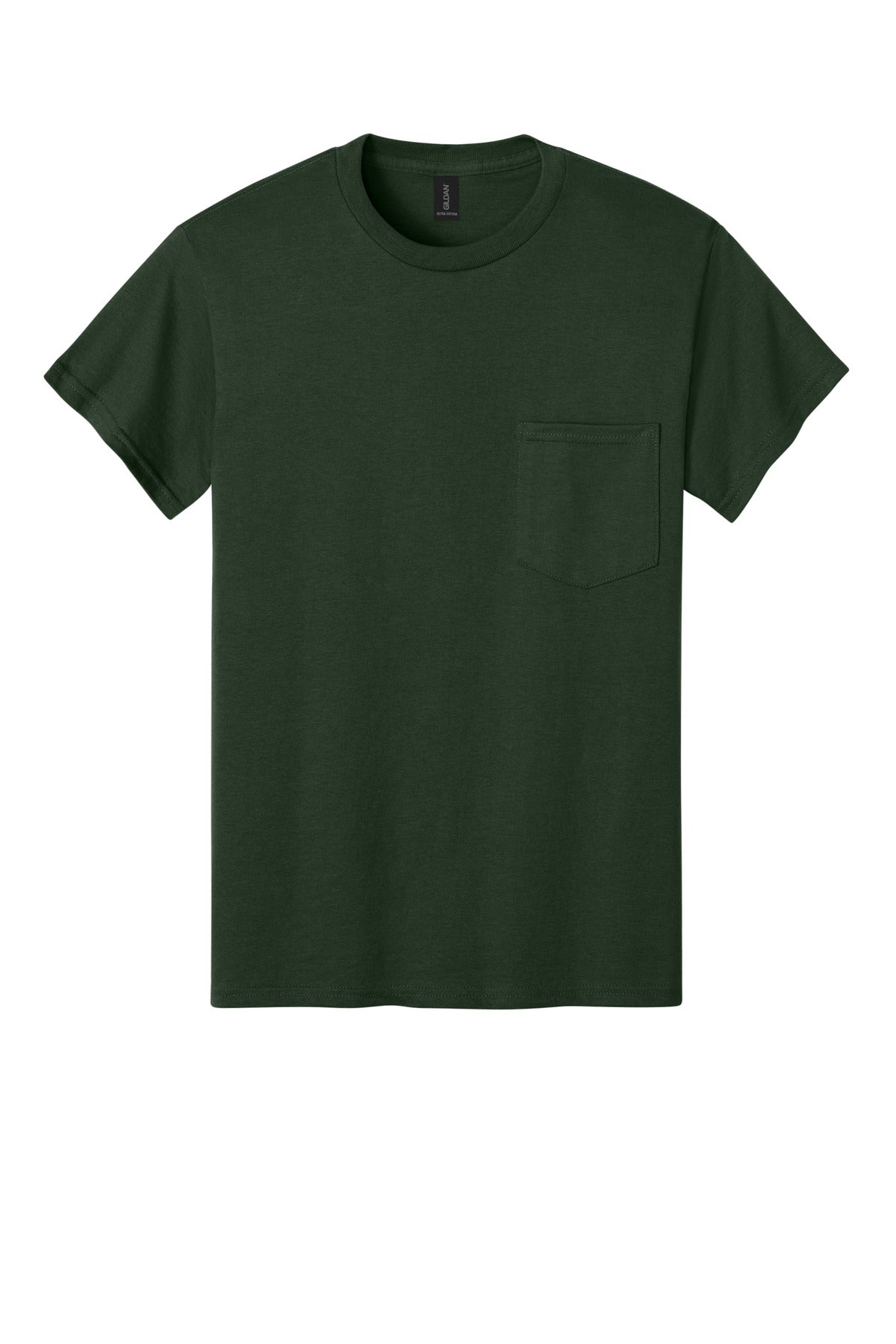 Gildan - Ultra Cotton 100% US Cotton T-Shirt with Pocket.  2300
