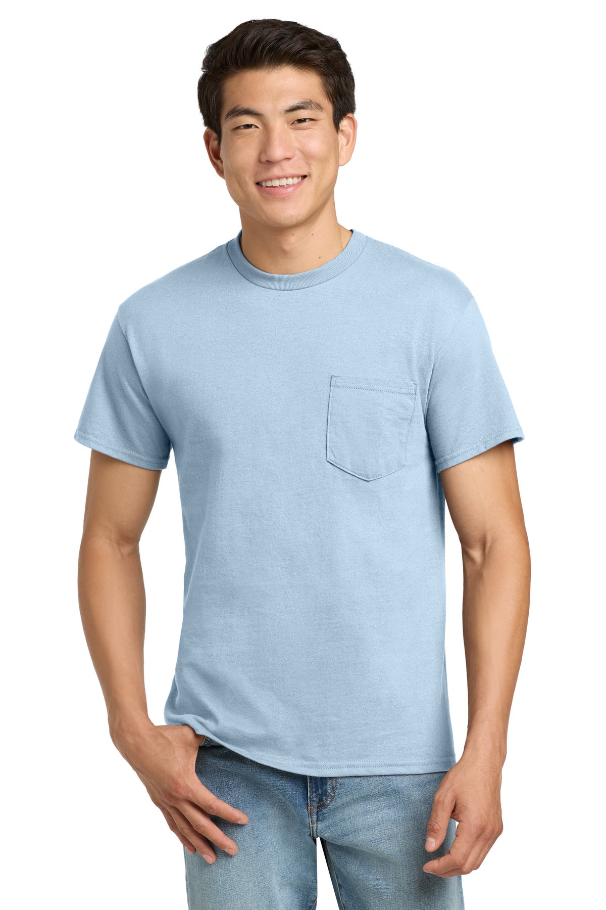 Gildan - Ultra Cotton 100% US Cotton T-Shirt with Pocket.  2300