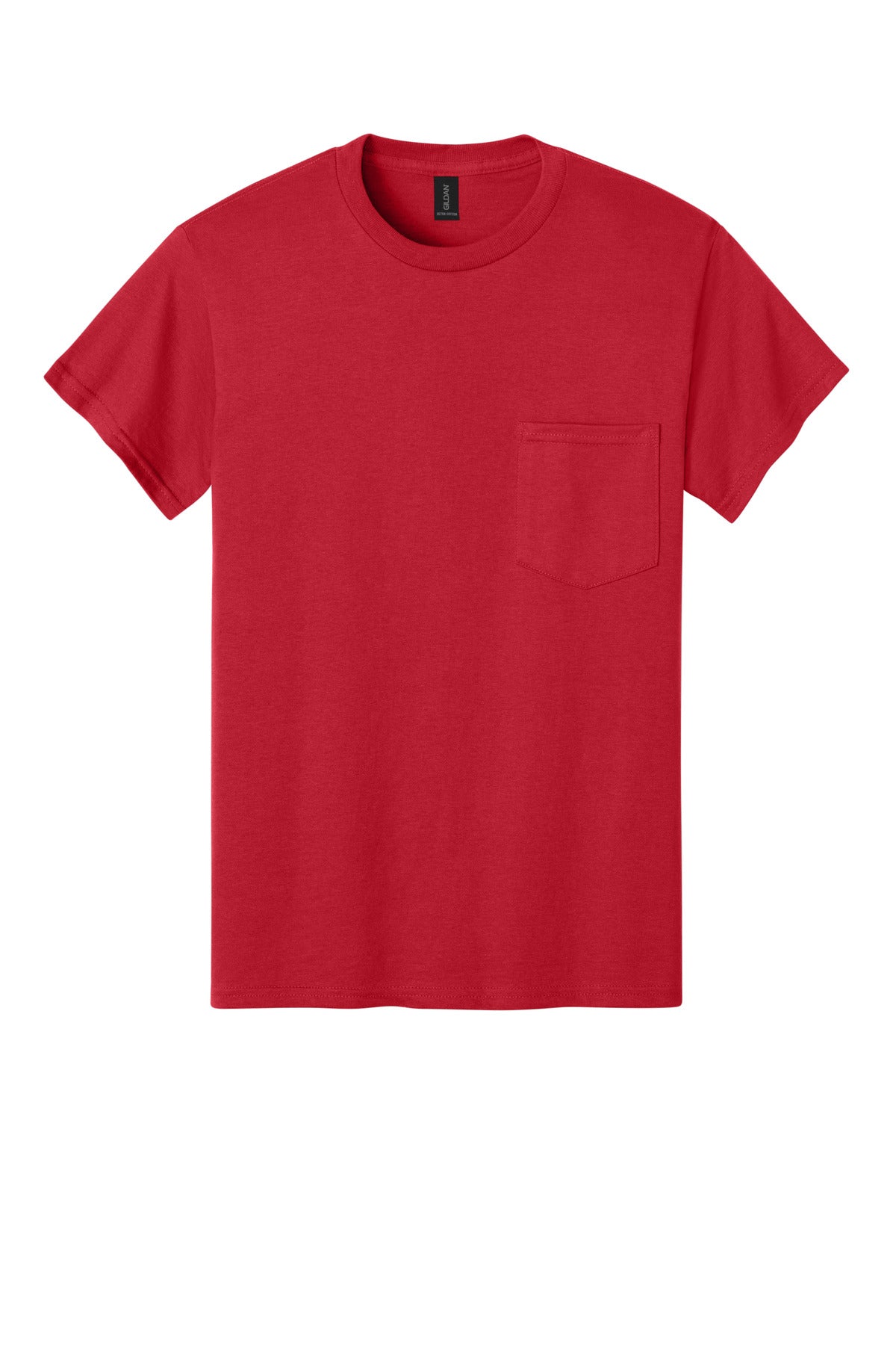 Gildan - Ultra Cotton 100% US Cotton T-Shirt with Pocket.  2300