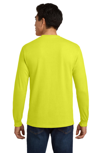 Gildan - Ultra Cotton 100% US Cotton Long Sleeve T-Shirt with Pocket.  2410