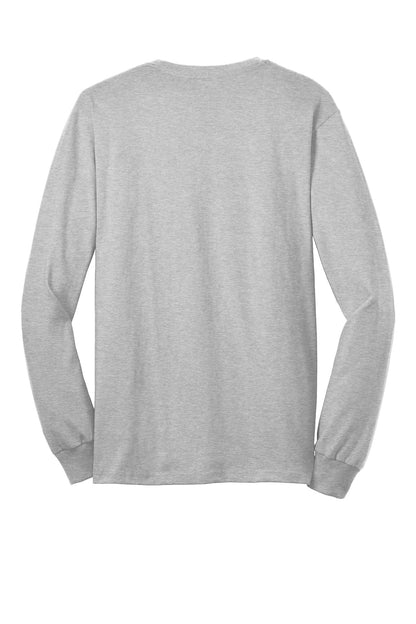 Gildan - Ultra Cotton 100% US Cotton Long Sleeve T-Shirt with Pocket.  2410