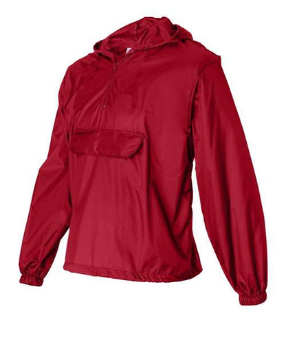Augusta Sportswear Unisex Packable Half-Zip Hooded Pullover Jacket 3130