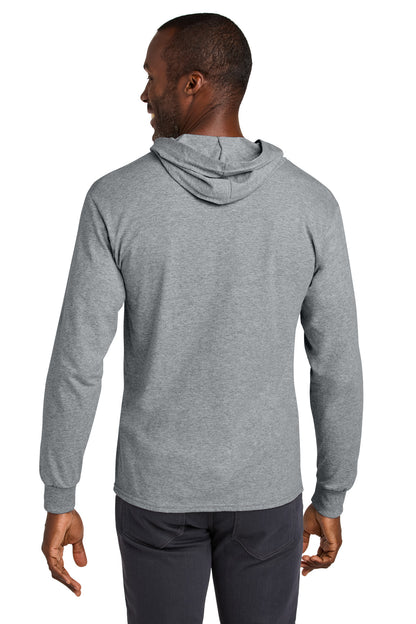 Jerzees Classics Unisex Cotton Long Sleeve Hooded T-Shirt 363LH