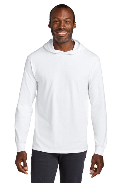 Jerzees Classics Unisex Cotton Long Sleeve Hooded T-Shirt 363LH