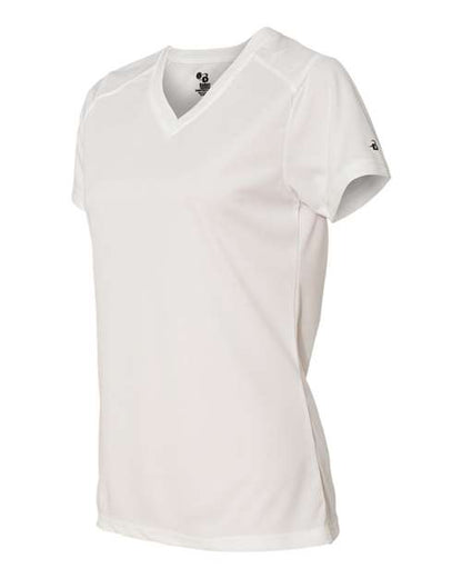 Badger Women’s B-Core V-Neck T-Shirt 4162
