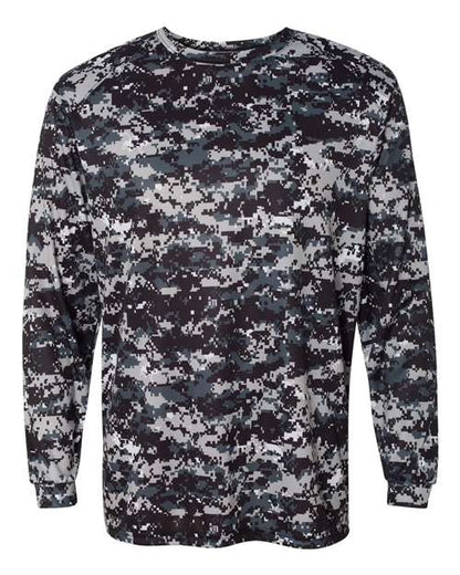 Badger Men's Digital Camo Long Sleeve T-Shirt 4184