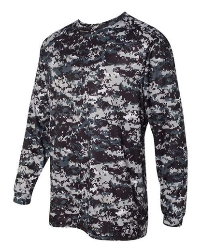 Badger Men's Digital Camo Long Sleeve T-Shirt 4184