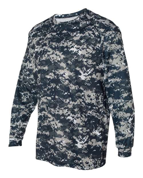 Badger Men's Digital Camo Long Sleeve T-Shirt 4184