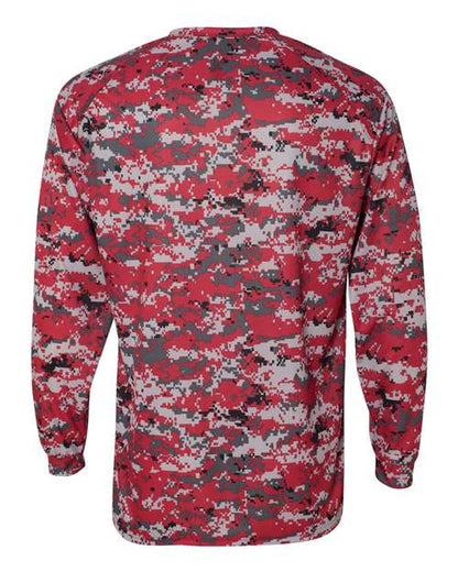 Badger Men's Digital Camo Long Sleeve T-Shirt 4184