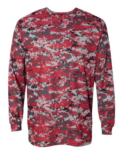 Badger Men's Digital Camo Long Sleeve T-Shirt 4184