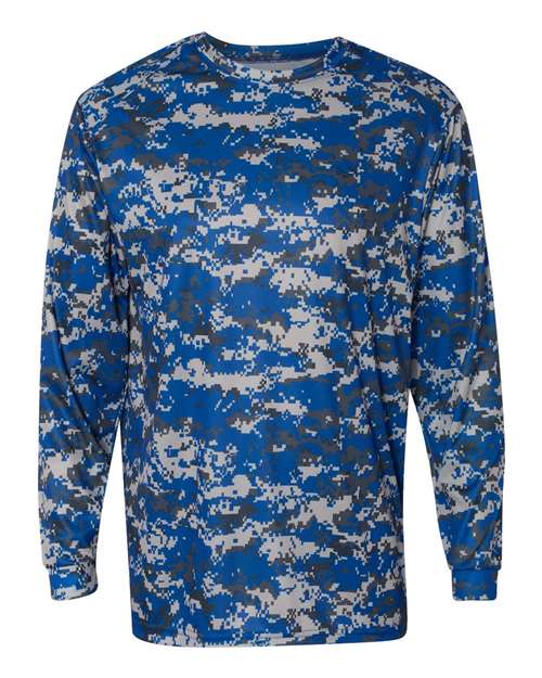 Badger Men's Digital Camo Long Sleeve T-Shirt 4184