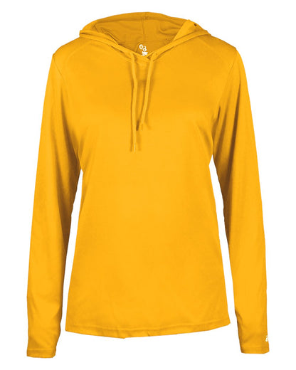 Badger Women's B-Core Hooded Long Sleeve T-Shirt 4165