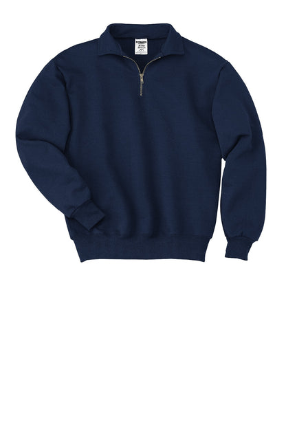 Jerzees Super Sweats NuBlend - 1/4-Zip Sweatshirt with Cadet Collar.  4528M