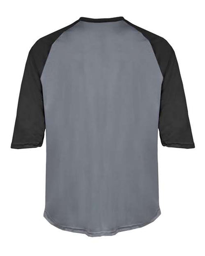 Badger Youth B-Core Three-Quarter Sleeve Baseball T-Shirt 2133