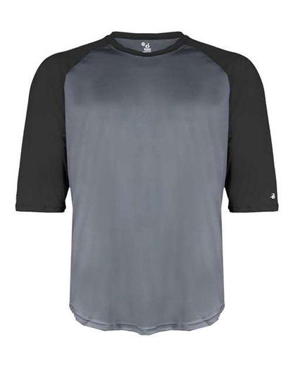 Badger Youth B-Core Three-Quarter Sleeve Baseball T-Shirt 2133
