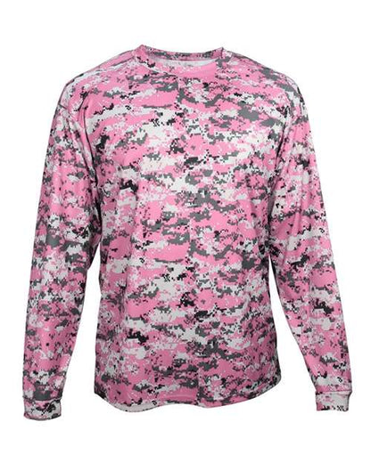 Badger Men's Digital Camo Long Sleeve T-Shirt 4184