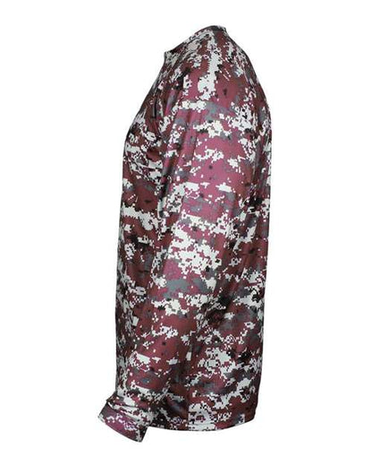 Badger Men's Digital Camo Long Sleeve T-Shirt 4184