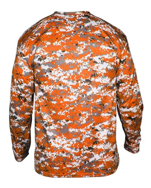 Badger Men's Digital Camo Long Sleeve T-Shirt 4184