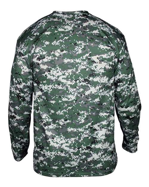 Badger Men's Digital Camo Long Sleeve T-Shirt 4184
