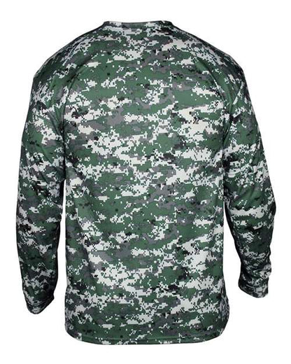 Badger Men's Digital Camo Long Sleeve T-Shirt 4184