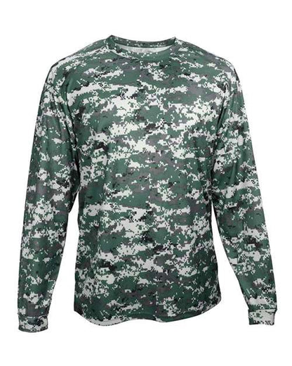 Badger Men's Digital Camo Long Sleeve T-Shirt 4184