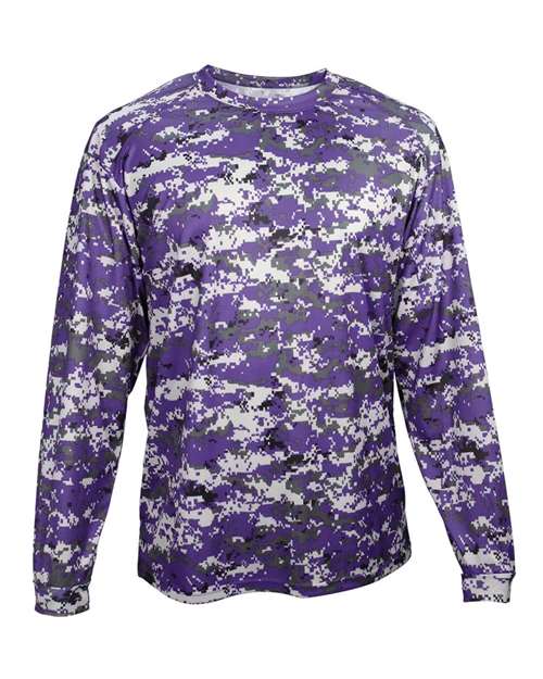 Badger Men's Digital Camo Long Sleeve T-Shirt 4184