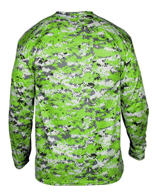 Badger Men's Digital Camo Long Sleeve T-Shirt 4184