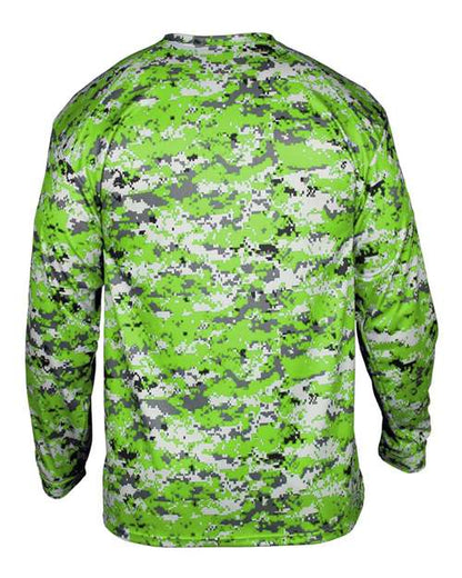 Badger Men's Digital Camo Long Sleeve T-Shirt 4184