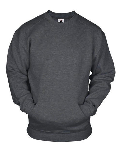 Badger Unisex Pocket Crewneck Sweatshirt 1252