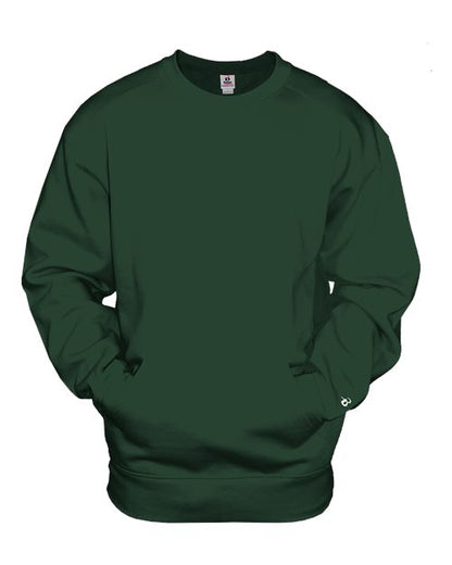 Badger Unisex Pocket Crewneck Sweatshirt 1252