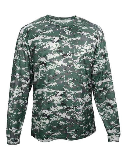 Badger Youth Digital Camo Long Sleeve T-Shirt 2184