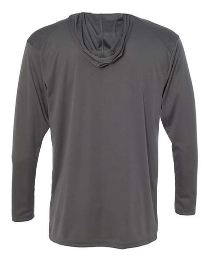 Badger Unisex B-Core Hooded Long Sleeve T-Shirt 4105