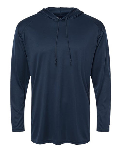Badger Unisex B-Core Hooded Long Sleeve T-Shirt 4105
