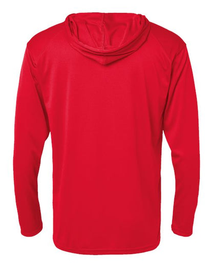 Badger Unisex B-Core Hooded Long Sleeve T-Shirt 4105