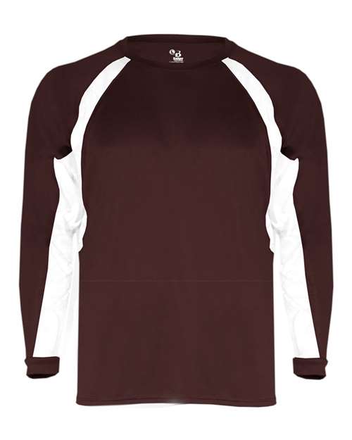 Badger Men's B-Core Hook Long Sleeve T-Shirt 4154
