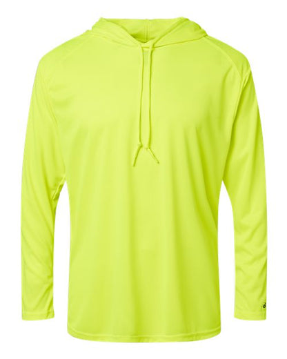 Badger Unisex B-Core Hooded Long Sleeve T-Shirt 4105