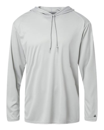 Badger Unisex B-Core Hooded Long Sleeve T-Shirt 4105