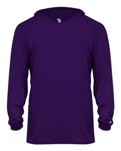 Badger Youth B-Core Long Sleeve Hooded T-Shirt 2105
