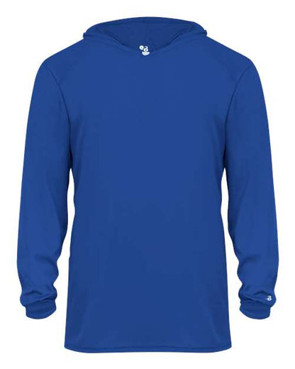 Badger Youth B-Core Long Sleeve Hooded T-Shirt 2105