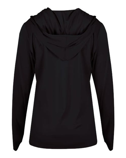 Badger Women's B-Core Long Sleeve Hooded T-Shirt 4165