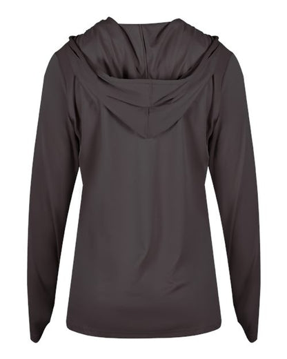 Badger Women's B-Core Long Sleeve Hooded T-Shirt 4165