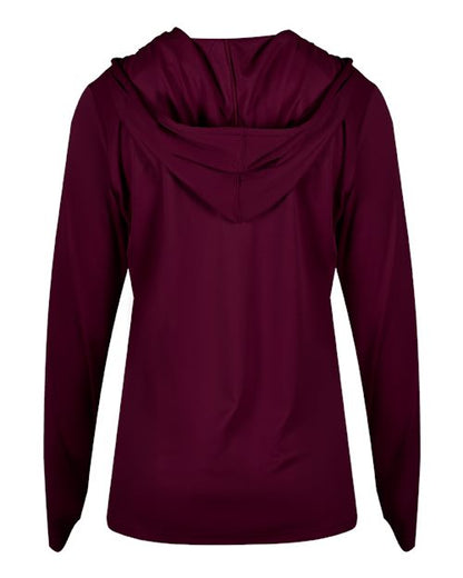 Badger Women's B-Core Hooded Long Sleeve T-Shirt 4165