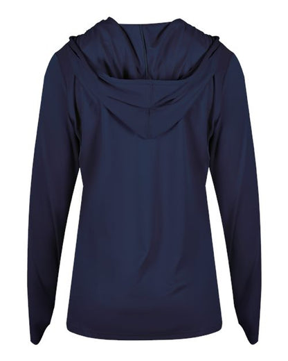 Badger Women's B-Core Long Sleeve Hooded T-Shirt 4165