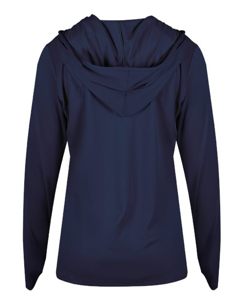 Badger Women's B-Core Hooded Long Sleeve T-Shirt 4165
