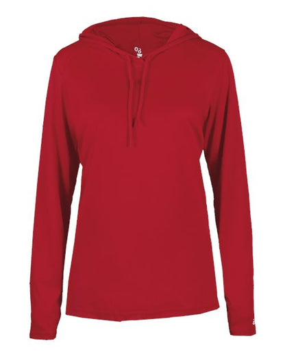 Badger Women's B-Core Hooded Long Sleeve T-Shirt 4165