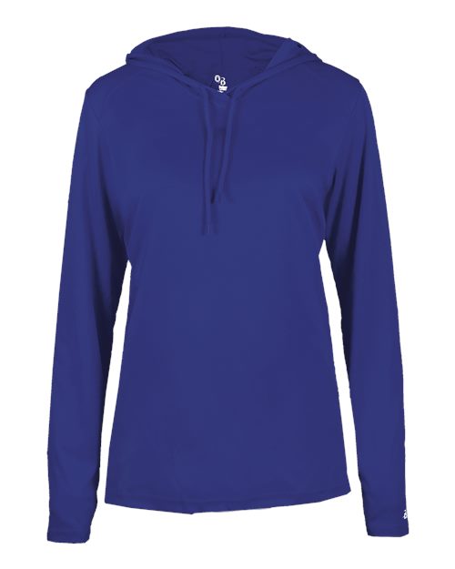 Badger Women's B-Core Hooded Long Sleeve T-Shirt 4165