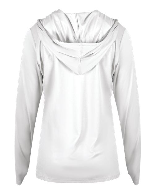 Badger Women's B-Core Long Sleeve Hooded T-Shirt 4165