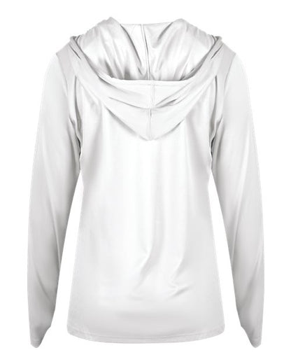 Badger Women's B-Core Long Sleeve Hooded T-Shirt 4165